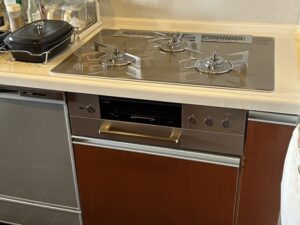 広島キッチン取付け隊　ガスコンロの取替　施工後 